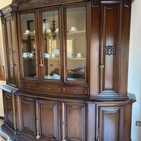 Credenza / Vetrina classica in legno massello