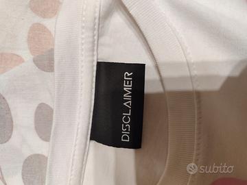 T-shirt donna disclaimer