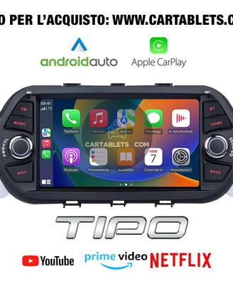 AUTORADIO CAR TABLET FIAT TIPO 2014-2018