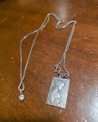Collana Ottaviani vintage in argento sterling 925