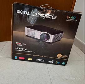 Proiettore RD-806 1200LM 1280x800 + telo con asta