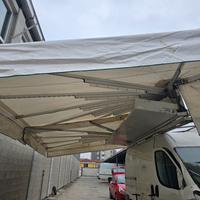 tenda per furgone mercato