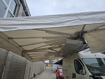 tenda per furgone mercato