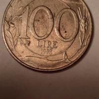 Moneta Repubblica Italiana   100 Lire datata 1998
