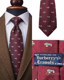 Burberrys Cravatta Pura Seta - England