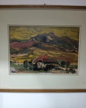 dipinto a olio Francesco gurioli paesaggio appenni