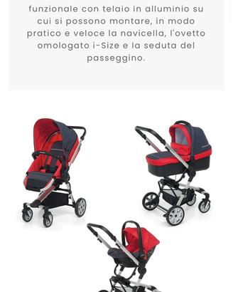 Trio Supertres foppapedretti denim blu e rosso