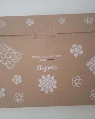 set 2 asciugamani ospite THUN Elegance - NUOVO