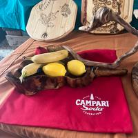 frutta/oggetti in radica di rubinia