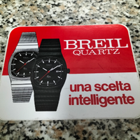 Adesivo Stickers Vintage Orologi Breil Quartz