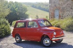 500 Autobianchi Bianchina Giardiniera TARGA ORO