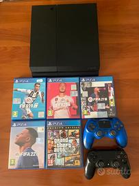 Ps4 + giochi e 2 controller