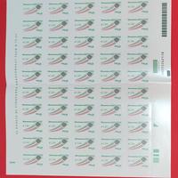 NR 2 FOGLI FRANCOBOLLI IN EURO AL 50%