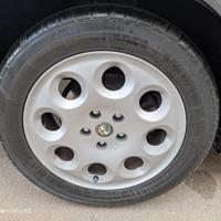 ALFA 166 - CERCHI IN LEGA DA 16 " GOMMATI 