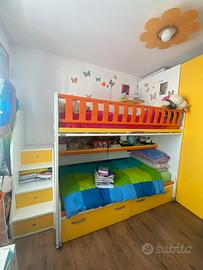 Camera bambini con cabina armadio