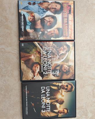 Trilogia DVD Una Notte da Leoni 