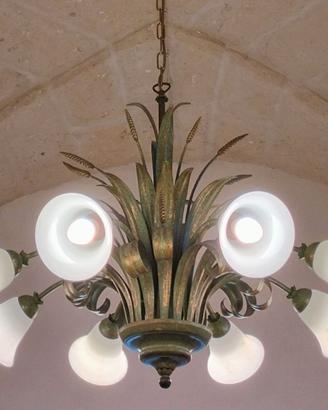 Lampadario vintage fine anni settanta