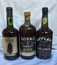 Set 3 Bottiglie Porto Vintage