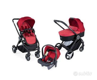 passeggino trio best friend light rosso 