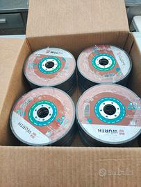 100 dischi da taglio wurth 125*1,6