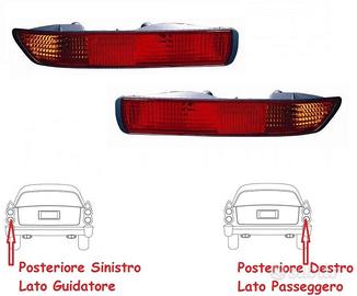 SET 2 FARO FANALE FANALINO POSTERIORE PER PAJERO 0