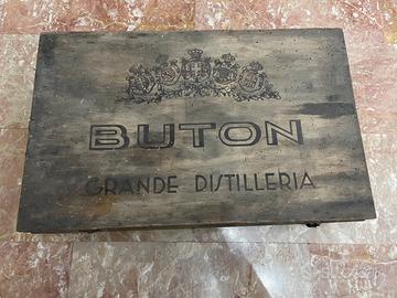 Scatola in legno Cocabutòn – Vintage anni ’70/’80