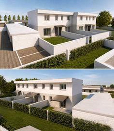 Villetta a schiera di 140 m² con 4 locali e box au