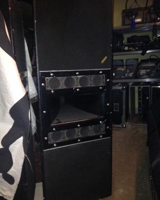 impianto audio outline spectra live dj disco array