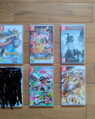 Giochi Nintendo Switch Pokemon Dragonball e altri