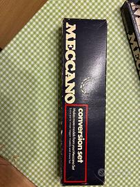 gioco meccano anni 80, confezione ‘convertion set’