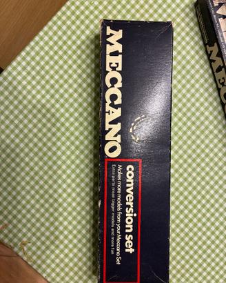 gioco meccano anni 80, confezione ‘convertion set’