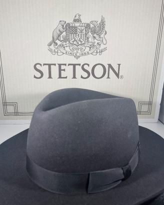 STETSON TEMPLE Genuine Fru Felt - antracite 