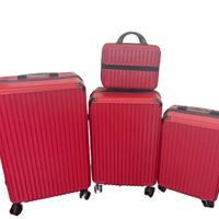 SET DI 4 PEZZI DI VALIGIE ,TROLLEY RIGIDI