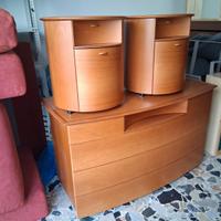 Cassettiera e comodini moderni