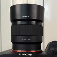 Sony 50mm F1.8 FE obiettivo