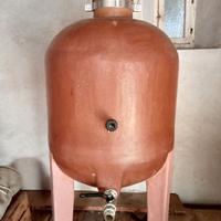 Botte verticale in vetroresina con piedi