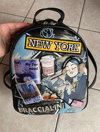 Zaino Graziella & Braccialini Cartoline New York