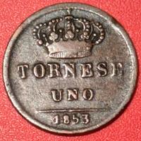 1 Tornese 1853 Regno delle due Sicilie