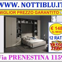 Letto a Scomparsa SARA 2p _ 12 rate da 148 €