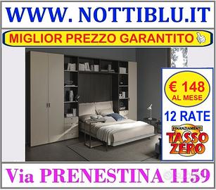 Letto a Scomparsa SARA 2p _ 12 rate da 148 €