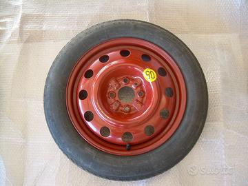 Ruotino di scorta Michelin 125/80/R15 4 fori Fiat
