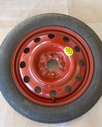 Ruotino di scorta Michelin 125/80/R15 4 fori Fiat