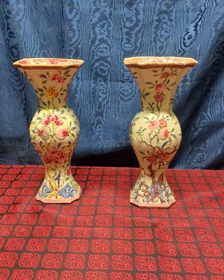 Coppia Antichi Vasi Porcellana Cinesi XIII sec 