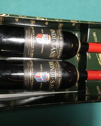 Brunello di Montalcino storiche Biondi e Santi