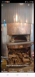 Pizzeria d'asporto forno a legna