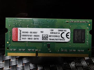 Memoria RAM Kingston 4Gb