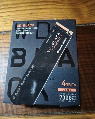 SSD 4TB WESTERN DIGITALE 