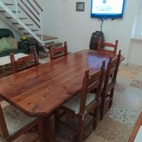 Sala da pranzo stile rustico