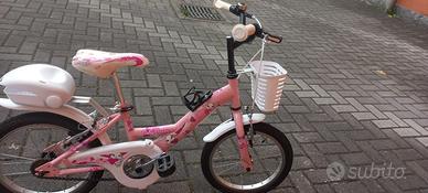 Bici da 16" da bambina 6-8 anni 