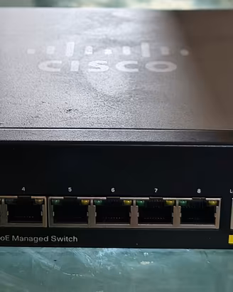 Switch Cisco SG350-10P Manage 10-Port Gigabit PoE+